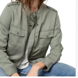 Rails Collins Military Jacket in Sage Green Size Medium